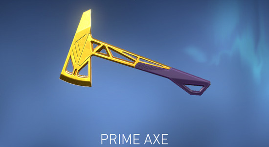 Prime Axe Knife in Valorant - zilliongamer
