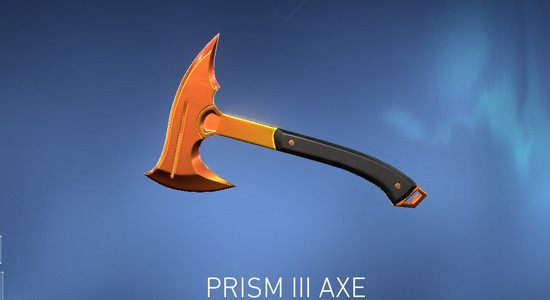 Prism III Axe Knife in Valorant - zilliongamer