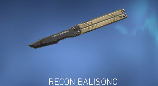 Recon Balisong Knife in Valorant - zilliongamer