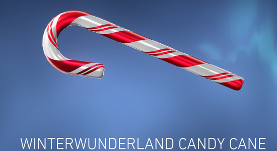 Winterwunderland Candy Cane Knife in Valorant - zilliongamer
