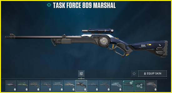 Task Force 809 Marshal Skin in Valorant - zilliongamer