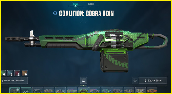 Coalition Cobra Odin Skin Valorant - zilliongamer