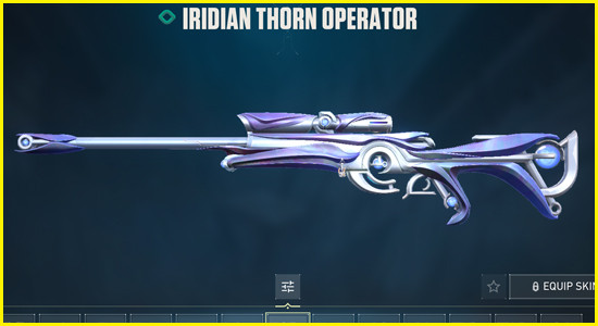 Iridian Thorn Operator in Valorant - zilliongamer