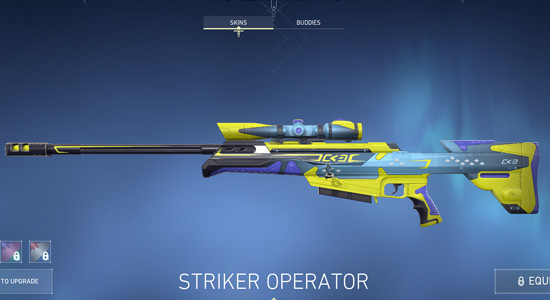 Striker Operator in Valorant - zilliongamer
