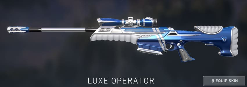 Valorant Operator Skin: Luxe - zilliongamer