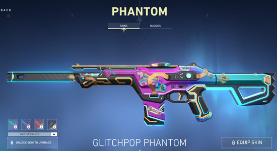 Glitchpop Phantom in Valorant - zilliongamer