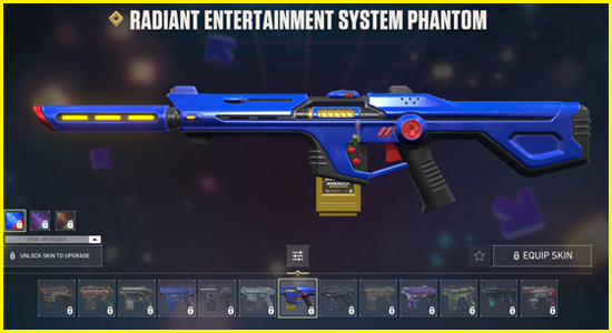 Radiant Entertainment System Phantom Skin Valorant - zilliongamer