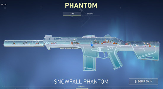 Snowfall Phantom in Valorant - zilliongamer