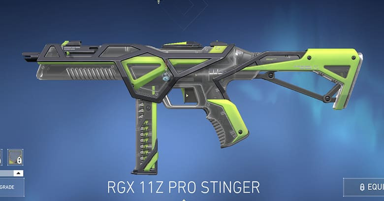 Valorant Stinger Skin: RGX 11z Pro Stinger - zilliongamer