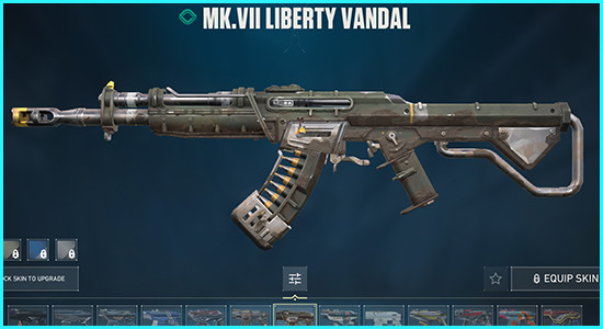 MK.VII Liberty Vandal Skin Valorant - zilliongamer