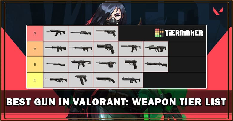 Best Gun in Valorant: Weapon Tier List