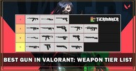 Best Gun in Valorant: Weapon Tier List - zilliongamer