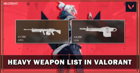 Valorant Heavy Weapon List