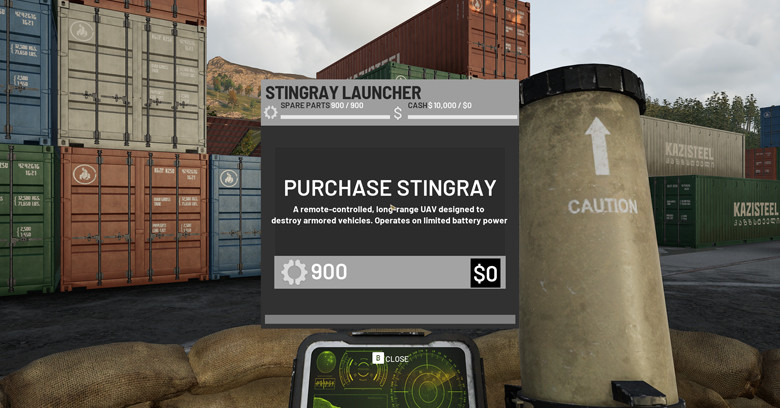 Stingray Cost | WARDOGS Stingray to counter Artillery Tank.