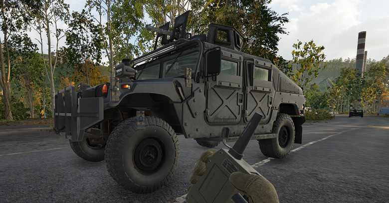 C4 the Humvee in WARDOGS.