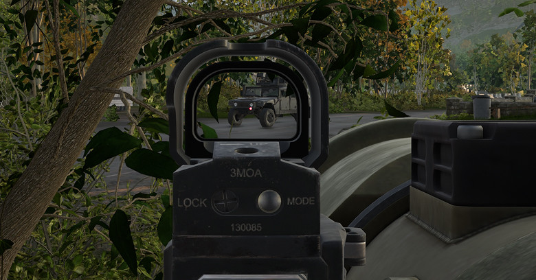 Hit the Humvee with Launcher in WARDOGS.