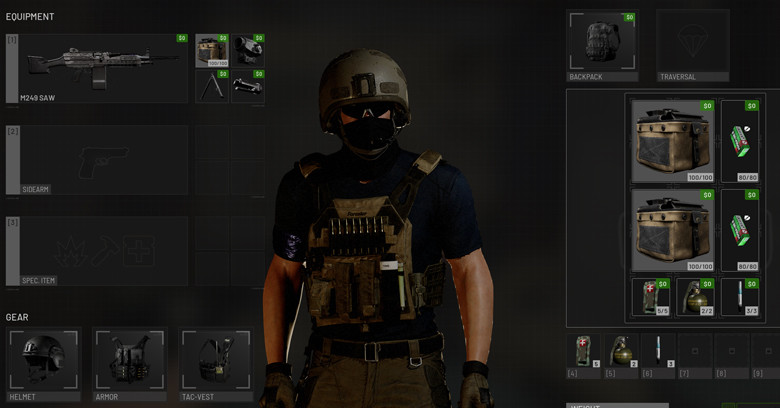 Heavy M249 Loadout | WARDOGS Quicker way to increase support xp with M249.