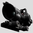 Wardogs Optic: 4x Combat Prism Scope with Reflex.