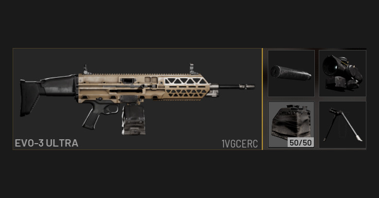 EVO-3 Ultra | WARODGS Wardogs best gun: EVO-3 Ultra.