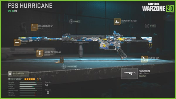 Best FSS Hurricane Loadout in Warzone 2