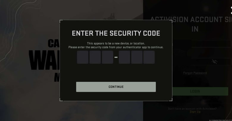 Relogin Warzone Mobile with Two-Factor Authentication