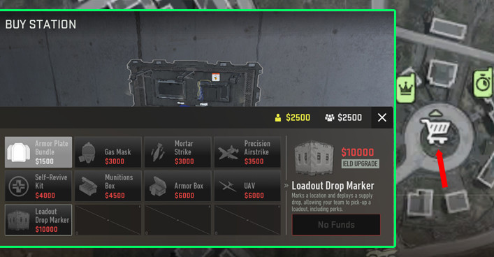 Get custom loadout in Buy Station of Warzone Mobile - zilliongamer