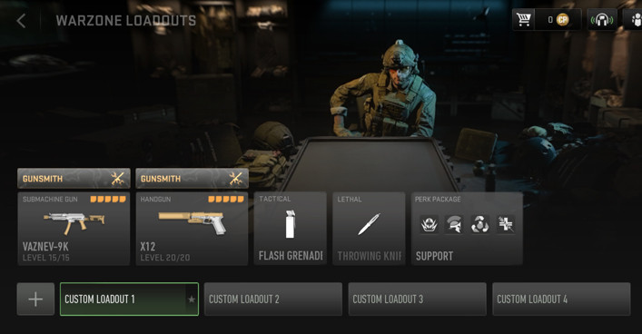 Customize your loadout in Warzone Mobile - zilliongamer