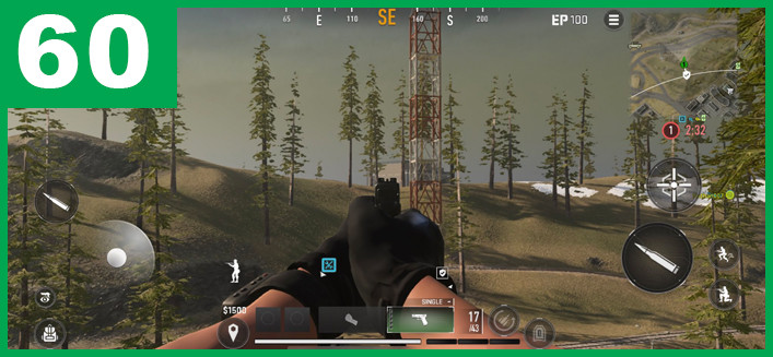 How Warzone Mobile 60 FOV Looks.