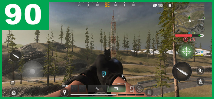 How Warzone Mobile 90 FOV Looks.