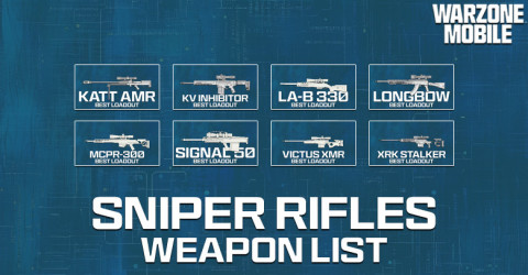 Warzone Mobile Sniper Rifles Loadout List (2024) Warzone Mobile Sniper Rifles Loadout List (2024)