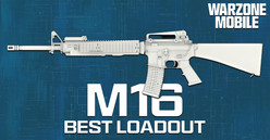 M16 assault rifle in Warzone Mobile