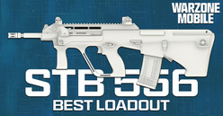 STB 556 assault rifle in Warzone Mobile