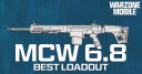 The Best MCW 6.8 loadout for Warzone Mobile
