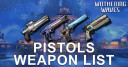 Pistols List