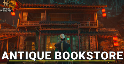 Antique Bookstore Location in Where Winds Meet
