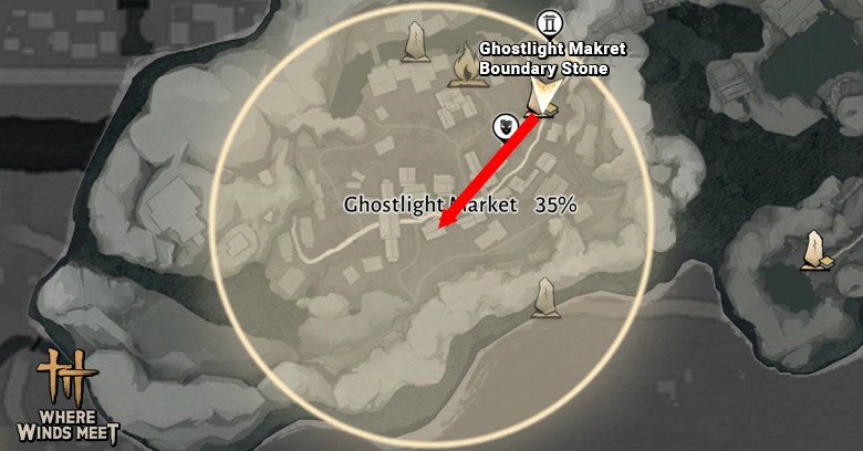 Antique Bookstore Location on the map | Where Winds Meet The exactlocation of Antique Bookstore in Where Winds Meet