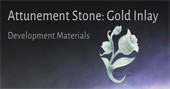 WWM Attunement Stone: Gold Inlay