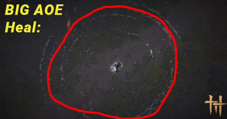 Endless Cloud AOE Fan Heal | Where Winds Meet Big AOE area when using Fan Endless Cloud skill.