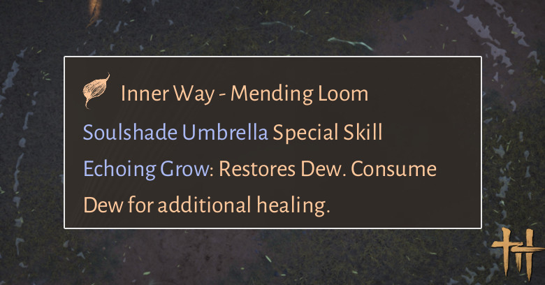 Mending Loom | Where Winds Meet Mending Loom inner way effect for Umbrella in WWM.