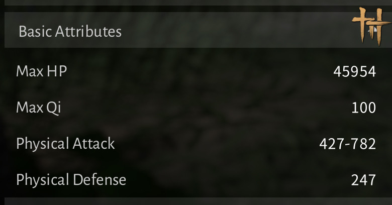 Understand basic attributes in Where Winds Meet