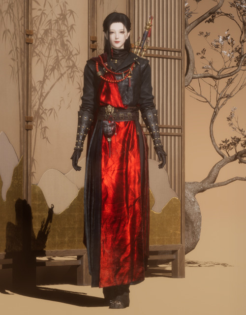 Blazing Midnight (W) | Where Winds Meet Where Winds Meet Blazing Midnight female outfit.