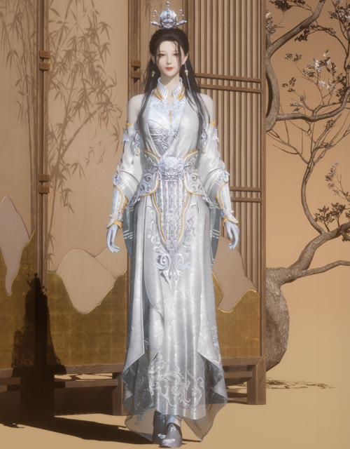 Celestial Vanguard (W) | Where Winds Meet Where Winds Meet Celestial Vanguard female outfit.