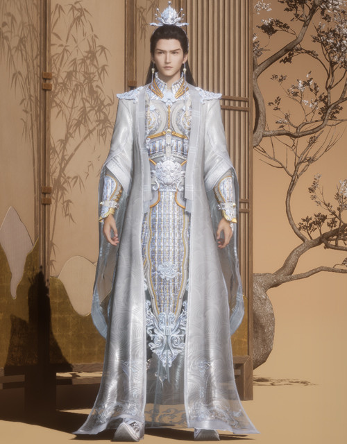 Celestial Vanguard (M) | Where Winds Meet Where Winds Meet Celestial Vanguard male outfit.