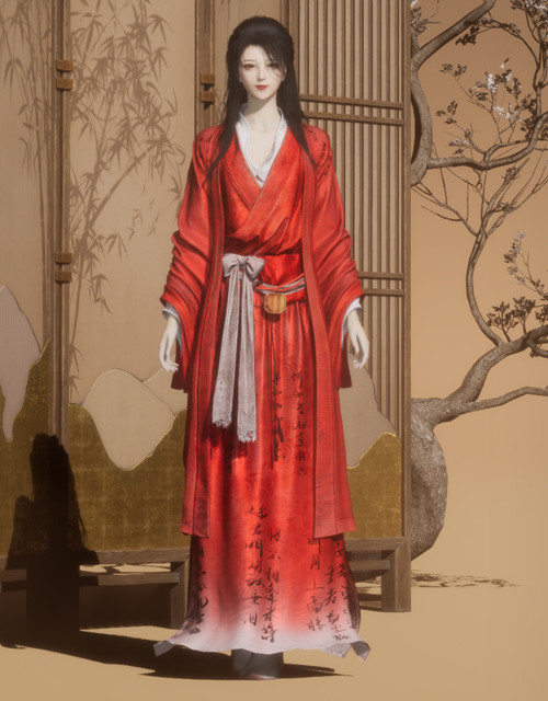 Crimson Vow (W) | Where Winds Meet Where Winds Meet Crimson Vow female outfit.