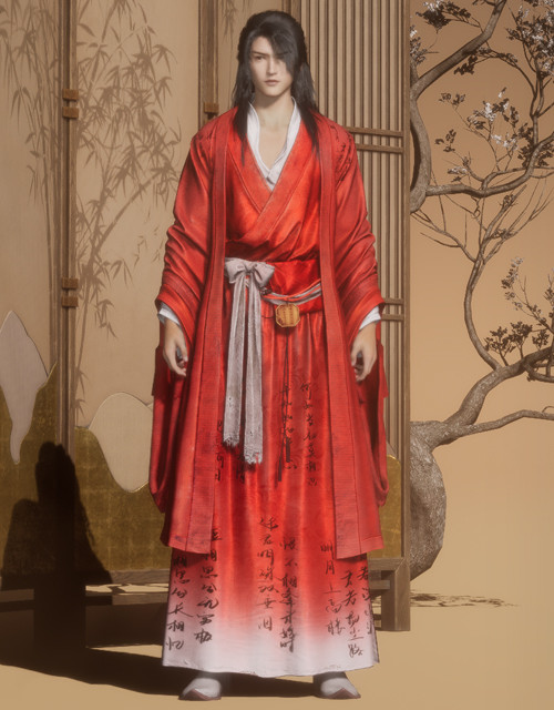 Crimson Vow (M) | Where Winds Meet Where Winds Meet Crimson Vow male outfit.