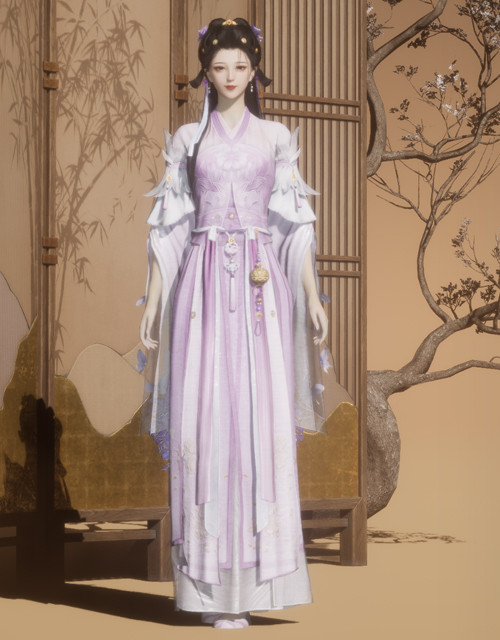 Divine Feathers (W) | Where Winds Meet Where Winds Meet Divine Feathers female outfit.