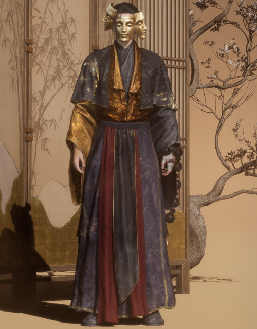 Enlightened Mind (M) | Where Winds Meet Where Winds Meet Enlightened Mind male outfit.