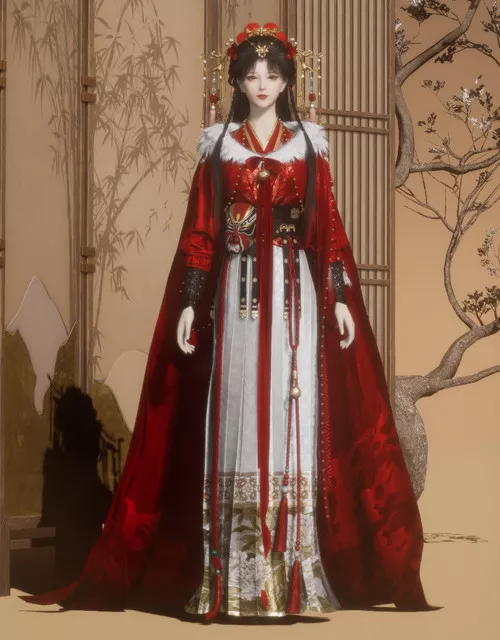 Where Winds Meet Flicker of Faces female outfit.