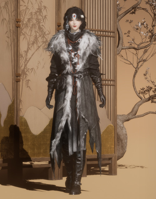 Gray Wolf (W) | Where Winds Meet Where Winds Meet Gray Wolf female outfit.