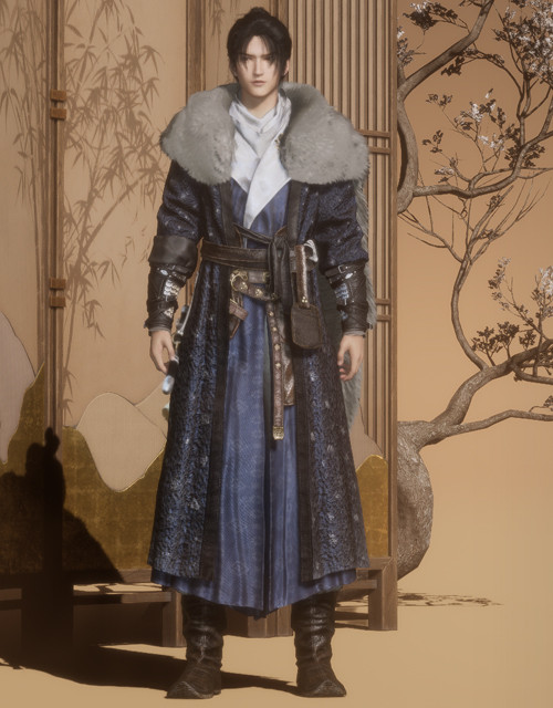 Heavenly Frost (M) | Where Winds Meet Where Winds Meet Heavenly Frost male outfit.